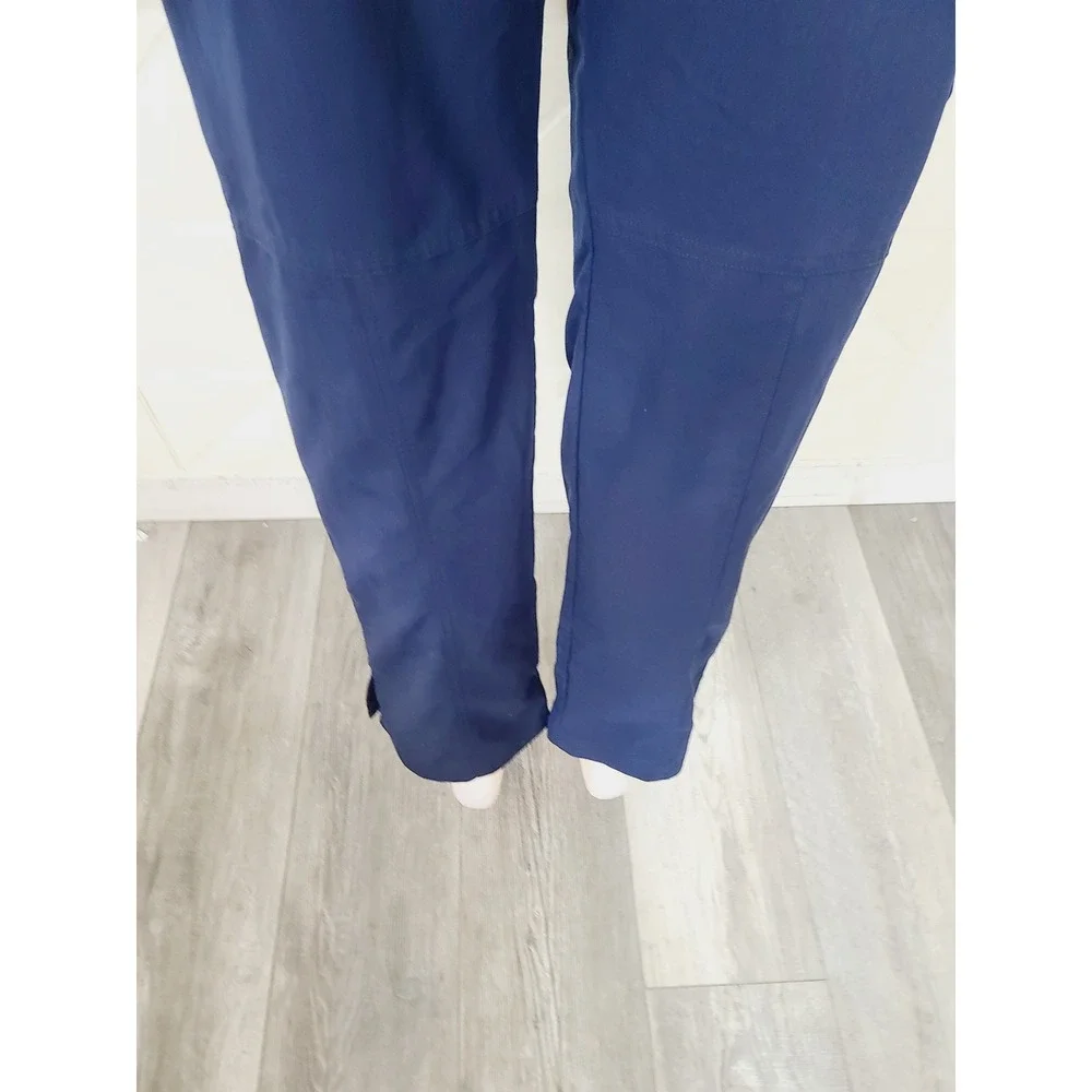 Figs professional Medical Drawstring Waist Scrub Pants‎ Women Size L Navy Blue